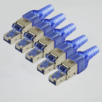 Cat7 Ethernet Cable RJ45 Connector 10Gbps Shield Ethernet Adapter Networking Crimping RJ45 Plug Reusable Connectors For internet