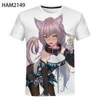 New Japan Cartoon Anime Kawaii 3D Printing T-Shirt Mens Womens Childrens Lovers Top Summer Short Sleeve Leisure Street Cool