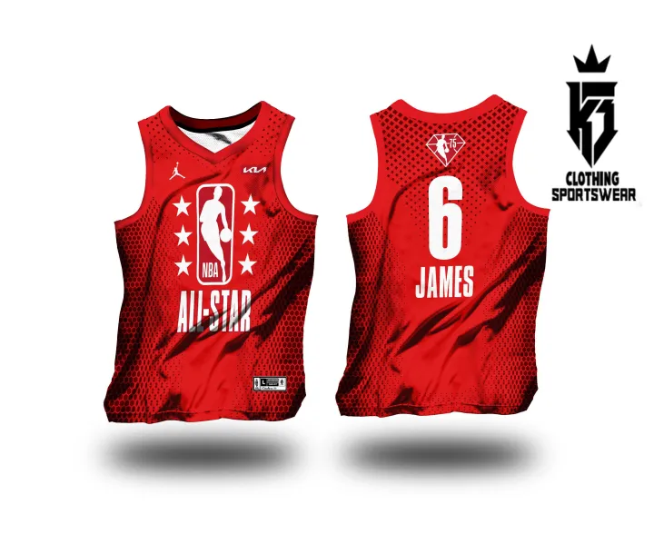 All Star Red Full Sublimation Jersey 