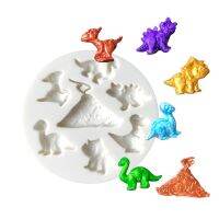 Cute Dinosaur Shape Silicone Mold Fondant Chocolate Cake Decoration Candy Pastry Biscuits Baking Tools Kitchen Cookie Make Mould Bread  Cake Cookie Ac