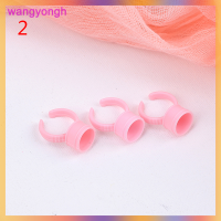 wangyongh 100pcs disposable permanent Makeup Ring ไม่มี divider TATTOO Ink Pigment CUP Holder