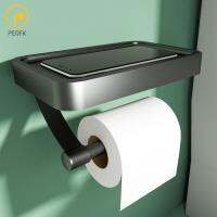 Perfk ที่ยึด Tisu Toilet อเนกประสงค์สำหรับผนังชั้นวางของอลูมิเนียมชั้นวางกระดาษ