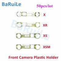 BaRuiLe 50pcs กล้องด้านหน้าเซนเซอร์ผู้ถือพลาสติก ชุด สําหรับ iPhone X XS Max XR 11 Pro Max Proximity Holder Clip Bracket Set Parts