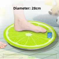 lemon Pattern 0.2-180KG Bathroom Scale USB Electronic Digital Weight Scale Body Fat Household Weighing Balance Weight Scale