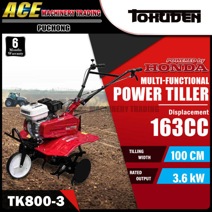[ TOKUDEN ] TK8003 EXTREME FARM POWER TILLERS HONDA ENGINE CHAIN