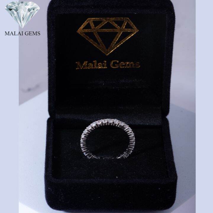 malai-gems-แหวนเพชร-เงินแท้-925-เคลือบทองคำขาว-ประดับเพชรสวิส-cz-รุ่น-071-2r31477-แถมกล่อง-แหวนเงินแท้-แหวนเงิน-แหวน