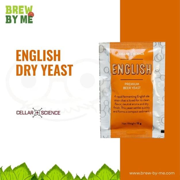 ยีสต์หมักเบียร์ ENGLISH Dry Yeast CellarScience #homebrew #ทำเบียร์