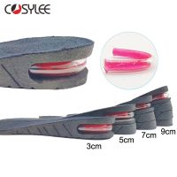 ☬ tqw198 3-9cm Height Increase Insole With Air Cushion Height Lift Adjustable Cut Shoe Heel Insert Taller Support Absorbant Foot