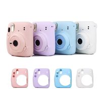 เคสซิลิโคนกล้องสำหรับ Fujifilm Instax Mini11 Mini 11เคสกันกระแทกนิ่มสีทึบเคสป้องกันรอยขีดข่วน