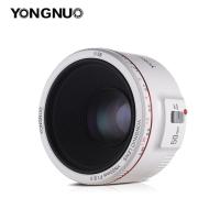 Lens Yongnuo YN 50mm f1.8 II for Canon EF - White (เลนส์โลหะ,เงียบ,โฟกัสไว) สินค้ารับประกัน 1 ปี