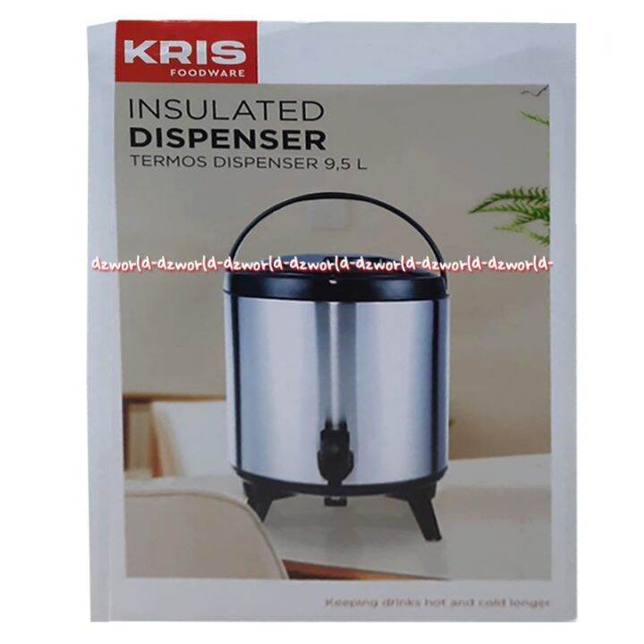 Kris Foodware 9.5L Insulated DIspenser Termos Dispenser 9.5 Litter
