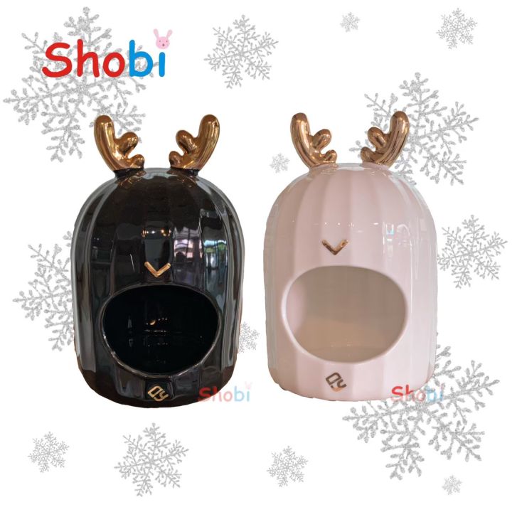 shobi-nv0338-บ้านเย็นเซรามิค-บ้านหลบเซรามิค-บ้านหนูแฮมสเตอร์-สินค้าพร้อมส่ง