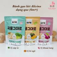 Bánh Gạo Que Alvin Hàn Quốc Đủ Vị Cho Bé Từ 6 Tháng