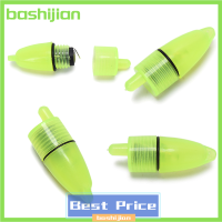 Bashijian อุปกรณ์ตกปลาสัญญาณเซ็นเซอร์ลอยปลา LED ไฟตกปลา10ชิ้น