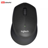 ตัวควบคุมคอมพิวเตอร์เมาส์เงียบเมาส์ไร้สายระบบนำทางด้วยแสง Logitech M330เงียบ