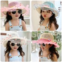 COD DSFDGESERRRRR topi budak perempuan Sun Block hat for children children summer thin Straw hat sun hat for girls fisherman hat summer sun hat for boys Topi matahari kanak-kanak lelaki dan perempuan topi pantai bayi