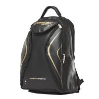 ★New★ Kawasaki Kawasaki professional badminton bag tennis backpack for men and women new black KBP-8220