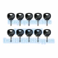 10Pcs 14707 Keys For JCB Bomag Hamm Roller and Compaction Equipment Ignition Free Shipping