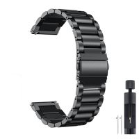 Gelang jam tangan pintar Garmin Vivoactive gelang arloji Cerdas Baja tahan karat untuk Forerunner 265 255 745 tali logam 22mm