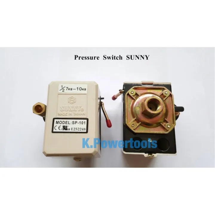 เพรสเชอร์สวิชซันนี่ Sunny Pressure Switch SP101 อะไหล่ปั๊มลม Lazada