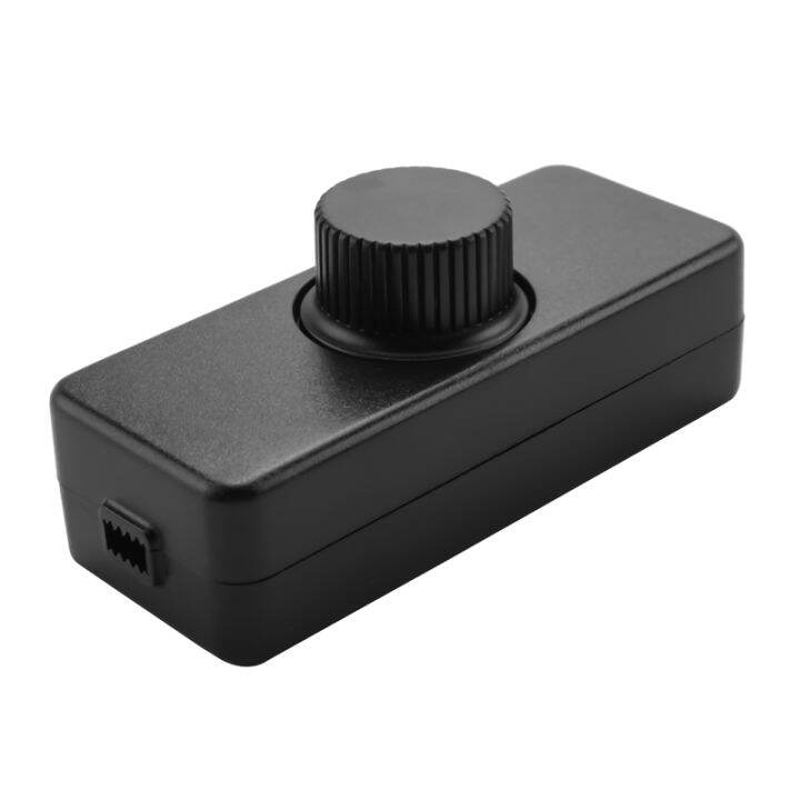 Inline LED Dimmer Switch, Builtin Rotary ON/OFF and Knob Control
