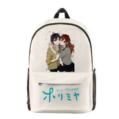 Cartoon Cool Horimiya Hori San To Miyamura Kun Student Notebook Backpacks 3D Printed Oxford Waterproof Boys/Girls Travel Bags