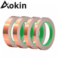 Adhesive Conductive Copper Foil Tape 3/5/6/8/10mm Double Sided Conduct Copper Foil Tapes Length 20M Adhesives  Tape