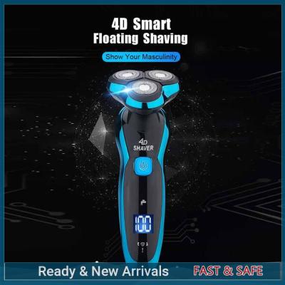 Electric multi-function digital display razor razor (4-in-1 shaving + haircut + nose hair + cleanser)