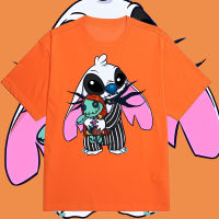 เสื้อยืด สไตล์ใหม่ ตลก Stitch HALLOWEEN ฮาโลวีน เสื้อยืดแฟชั่นพิมพ์ S-5XL