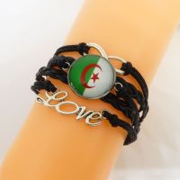 Love Algeria Bracelet Fashion Black Multilayer Wrap Bracelets Bangles For Men Women Jewelry Friendship Gifts