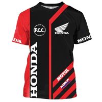 CODBo Ju Mens T-shirt Honda Racing Short Top Shirt Outdoor Sportswear T-shirt Short Sleeve 2021 Summer New 6XL Oversized Fashion T-shirt