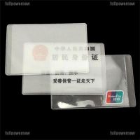 10pcs PVC Credit Card Holder Protect Bussiness ID Card Cover