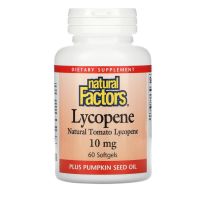 Natural Factors, Lycopene 10 mg 60 Softgels