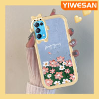 YIWESAN เคสสำหรับ OPPO Reno 5 4G Reno 5 5 5G Reno5 K ค้นหา X3 Lite ลายโบว์น๊อตเคสนิ่มกันกระแทกเคสโทรศัพท์โปร่งใสซิลิโคน TPU ป้องกันเลนส์กล้องถ่ายรูปตกฝาครอบป้องกัน