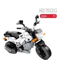 Japan Honda Navi 110 Motorcycle Technical Motor Vehicle Building Block Model Steam Assembly Bricks Educational Toy Collection