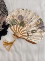 ✁┇ Chinese style ink folding fan new classical retro cheongsam props summer portable ancient