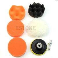 7 Pcs 3 inch Buffing Pad Auto Car Polishing Wheel Kit Buffer M14 Drill Adapter drill adaptor for connect the electric drill