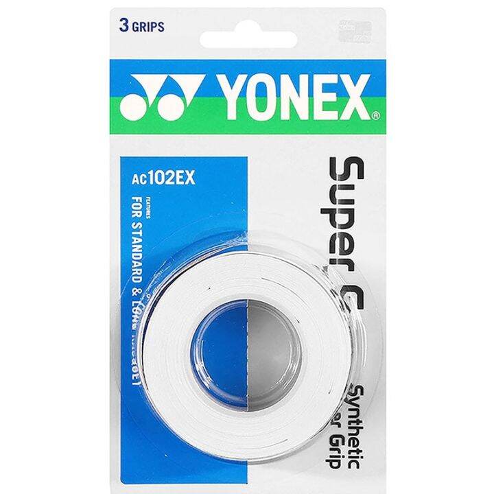 YONEX 3 Grips/Pack Cloth AC102 AC102EX 102C Hand Glue Tennis Badminton