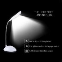 Led Desk Lamp  Stepless Dimmable Touch Foldable Table Lamp Bedside Reading Eye Protection Night Light DC5V USB Chargeable Night Lights