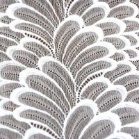 ；‘。、’ (3 Meters/Lot) 220Mm Leaves Elastic Stretch Lace Trims For Clothing Accessories Dress Sewing  Lace Fabrics Handwork DIY Decorate