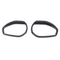 Carbon Fiber Style Accessories for Explorer 2020 Rearview Mirror Rain Shade Rainproof Mirror Eyebrow Cover Trim