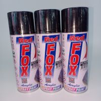 สีสเปรย์ เรดฟ็อกซ์ RED FOX #39 (210) Black 1กระป๋อง 400ซีซี ของแท้ สีสวยสด สินค้าคุณภาพ (MS_Parts Online.)