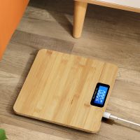 Body Weight Scale Wood Fall-proof Household Precise Smart Body Fat Scale Electronic Weighing Scale LED Digital Bathroom Scale Luggage Scales