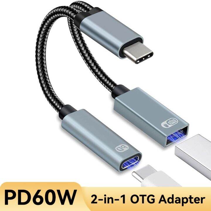 usb-c-otg-adapter2-in-1-usb-c-splitter-with-pd-60w-fast-charging-type-c-otg-and-usb-a-female-port-macbook-pro-air-huawei-ipad