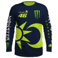 เสื้อยืด Valentino Rossi แขนยาวใหม่พิมพ์3D จาก S ถึง3XL