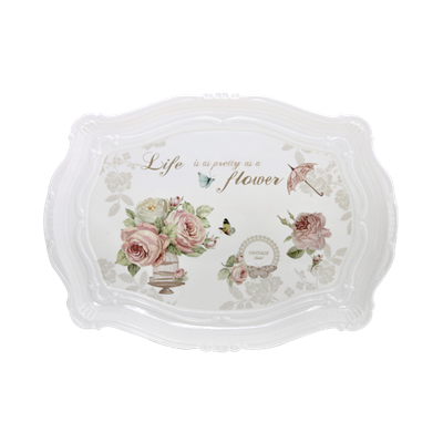 buy-now-ถาดเมลามีนทรงเหลี่ยมแบบขอบมน-kassa-home-รุ่น-yl016518-ขนาด-13-นิ้ว-ลาย-life-sweet-cupcake-แท้100