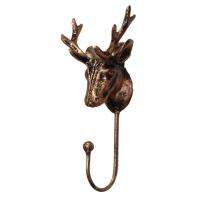 European-style clothing store display racks coat hanger clothes shop wall iron wall hooks deer wall hanging point Animal