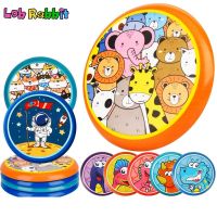 Kids Sports Flying Disc Cartoon Fun Soft Outdoor Athletics Sport Games Flying Saucer Toys for Children Student Gifts