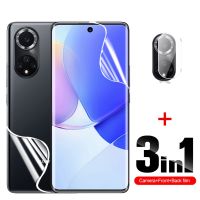 3IN1 Protective Films For Huawei Nova 9 Screen Protector Camera Lens For Hauwei Nova9 Nowa 8 8i 9 Hydrogel Film Protection