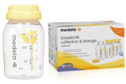 Nguyên hộp - Bộ 6 Bình Trữ Sữa Medela 150ml tặng 1 túi tiệt trùng